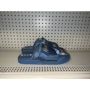 Kappa Banda Mitel 7 Mens Sport Sandals Slides Flip Flops Size 10 Blue Yellow